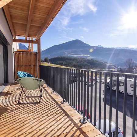 Apartament Au Calme Des Sommets - Vue Montagne Embrun Zewnętrze zdjęcie