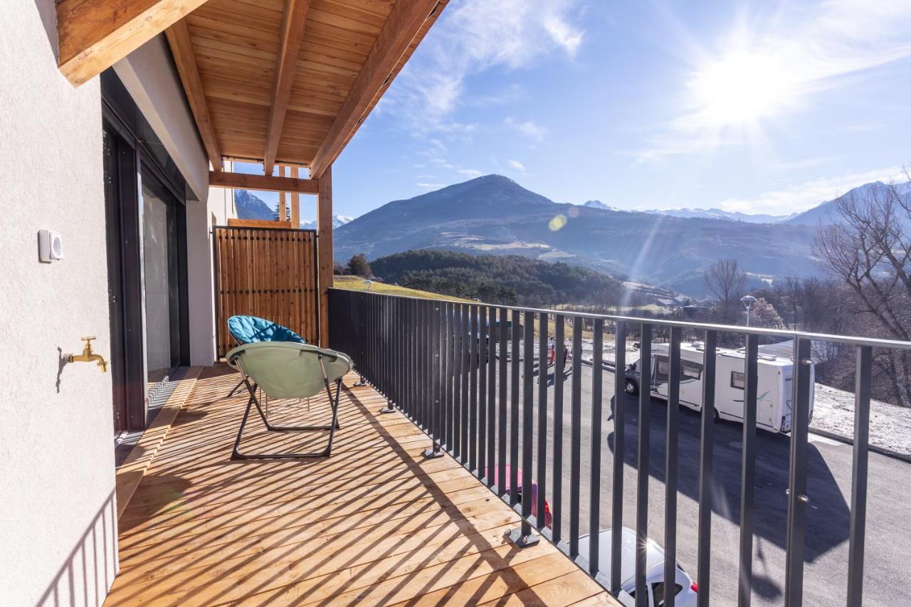 Apartament Au Calme Des Sommets - Vue Montagne Embrun Zewnętrze zdjęcie